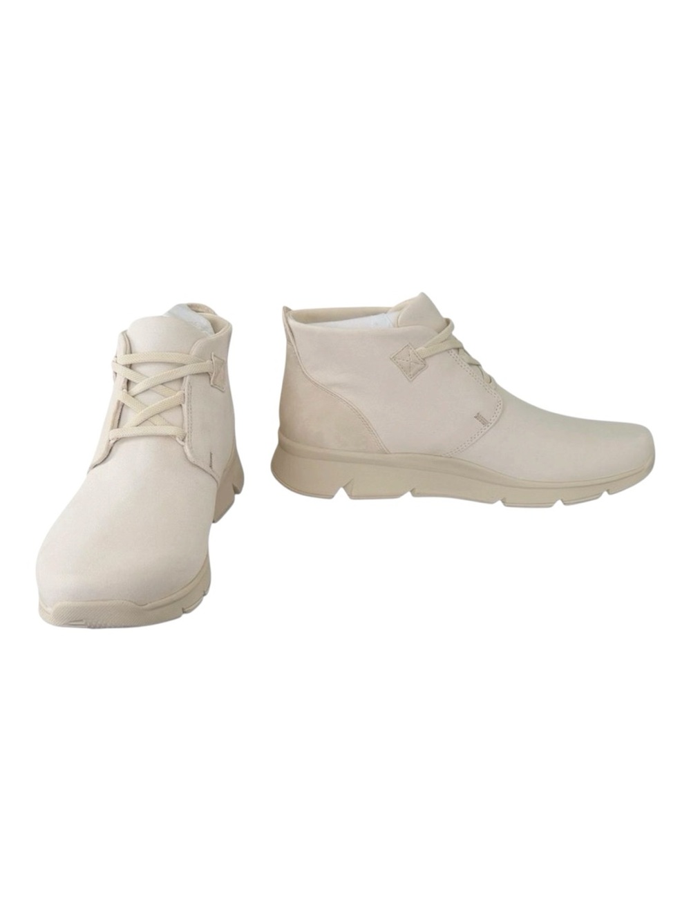 Ryka Candid Water Repellent Spring Ankle Boots Gardenia Cream Women's Size 11M